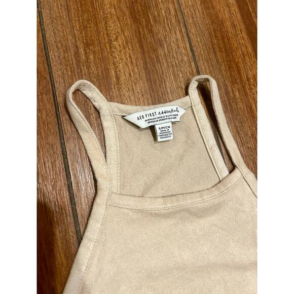NEW American Eagle Lace Up Crop Top Tank size Small - Picture 2 of 7